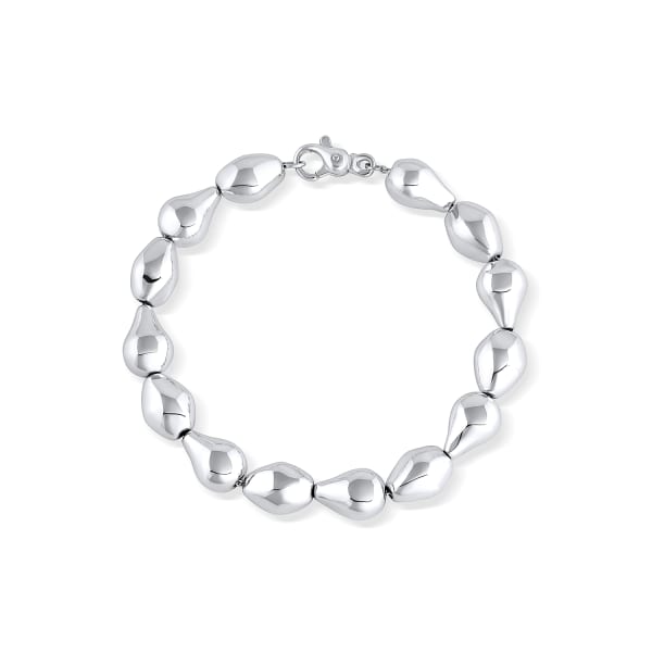 Thin Empty Bezel Bracelet Sterling Silver Blank • Crown Princess Setti –  Birka Scandinavian