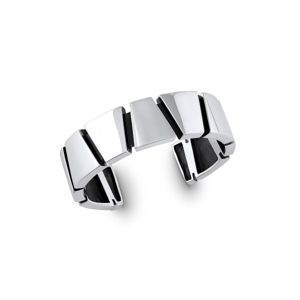 Bracelet (Trapezoid Cuff) .925 Sterling Silver (Cuffs) - Zina Sterling