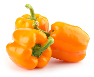 Original city produce orange capsicum