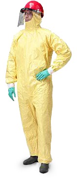 DuPont Tychem C Std CHA5 Tuta da lavoro giallo 1 M Yellow DuPont Tychem C Std CHA5 Tuta da lavoro giallo 1 M Yellow