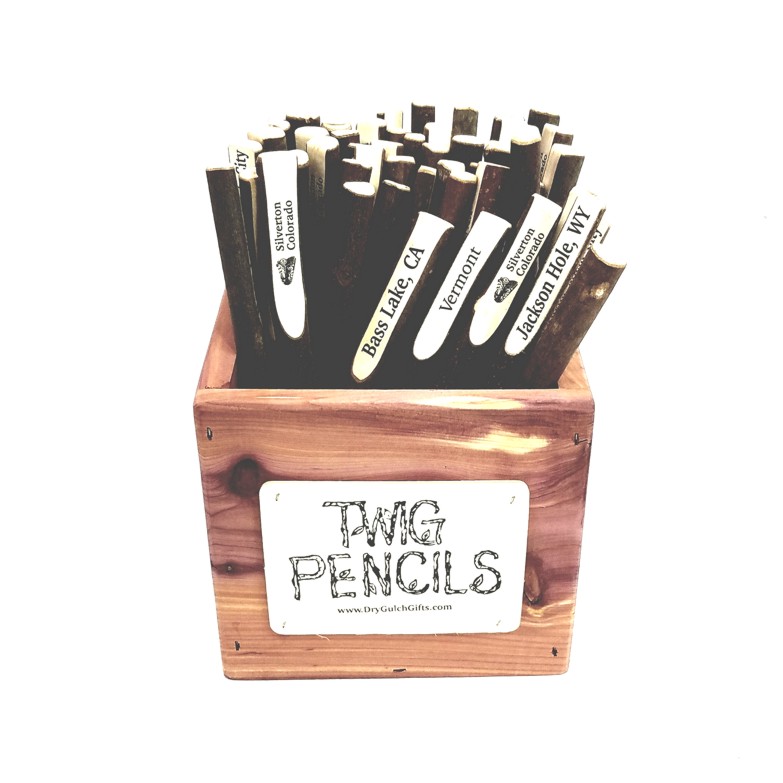 Twig Pencils Printed (Custom Printed Novelties) Dry Gulch Gifts