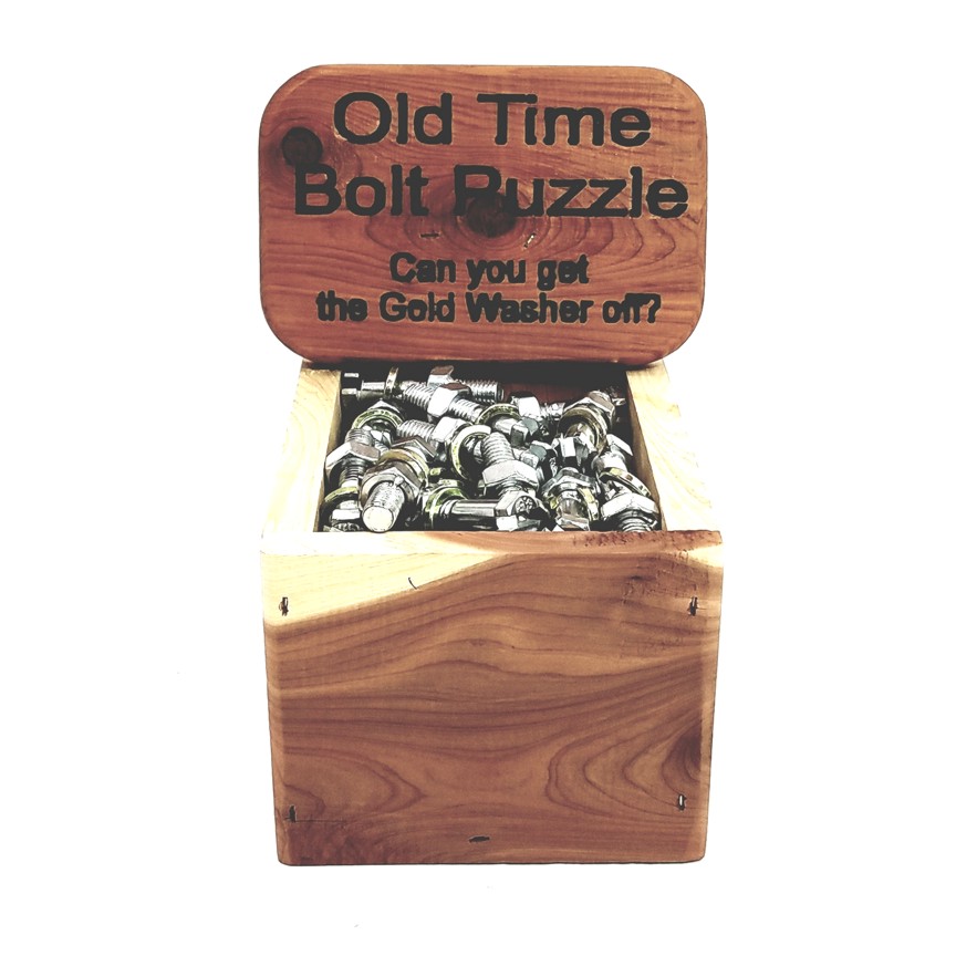 Old Time Bolt Puzzle Loose (Old Time Pocket Puzzles) Dry Gulch Gifts