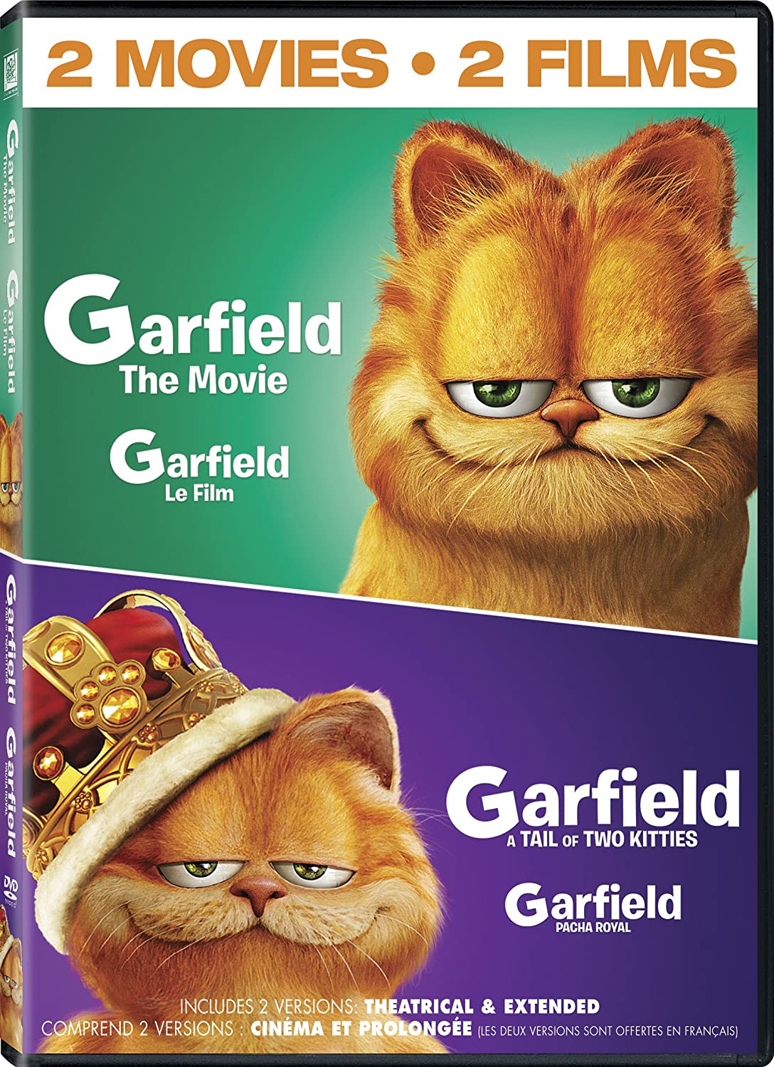 Garfield 1/Garfield 2 (DVD) (20th Century Studios) - Your Entertainment ...