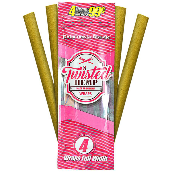 Twisted Hemp Blunt Wraps (15 Packs) (Dry Herb)