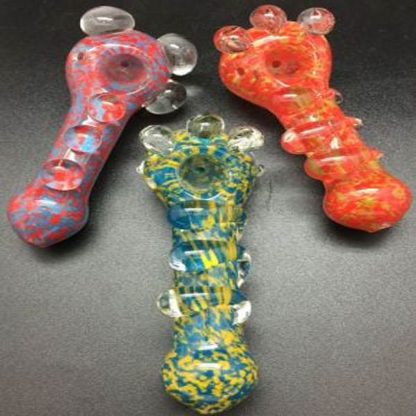 Glass Knuckles Hand Pipe (RS1158) (Dry Pipes)