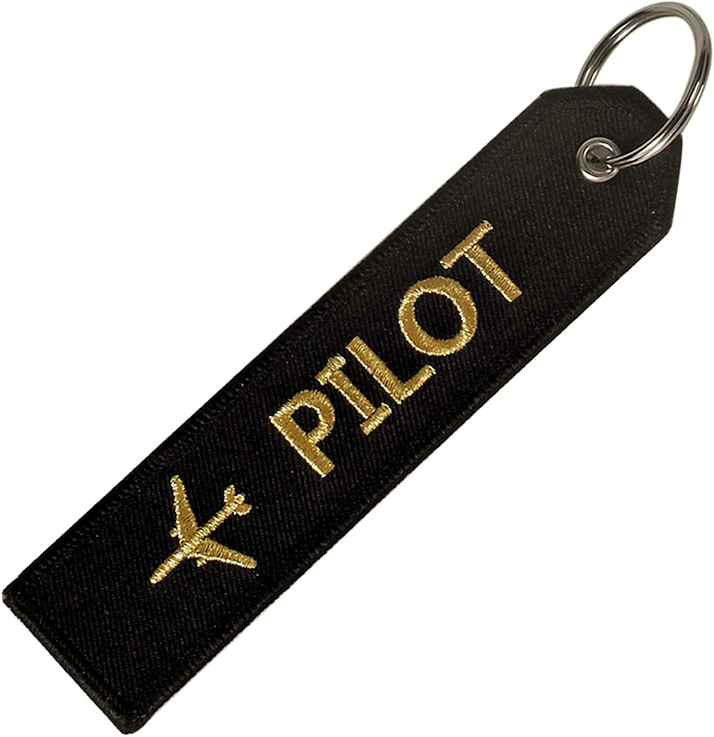 Pilot Embroidered Keychain (Embroidered Keychains) Novah