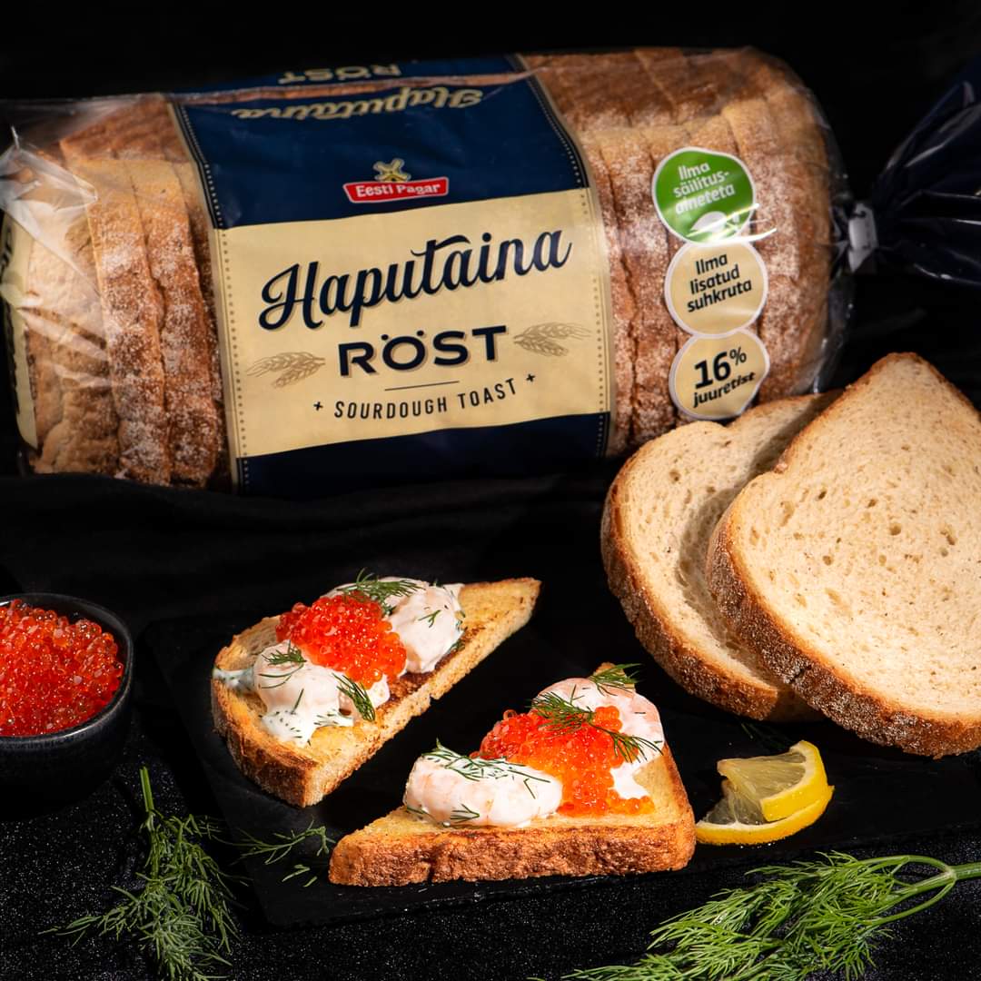 Sourdough toast bread 430g (L) x 7 (Toast breads) - Eesti Pagar AS