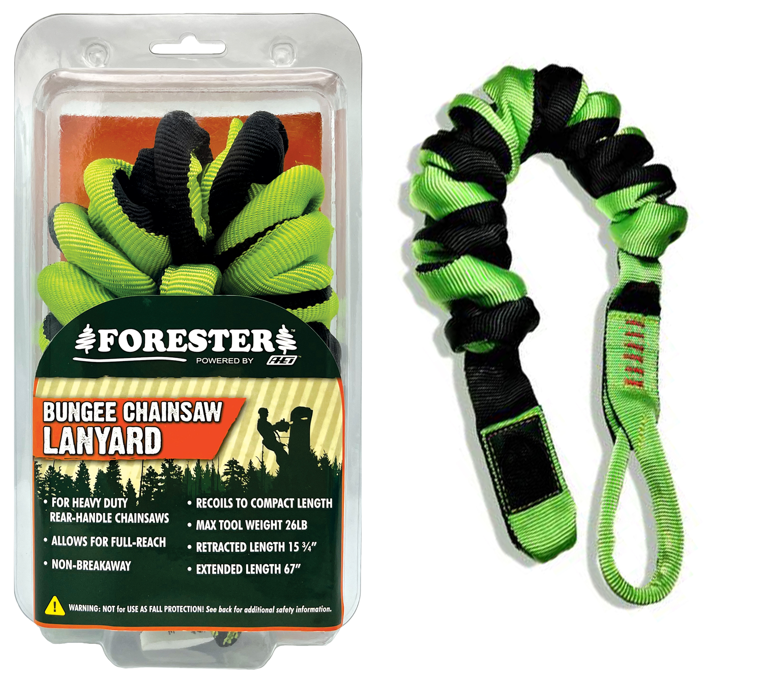 Forester Rear Handle Bungee Chainsaw Lanyard - 67 Length