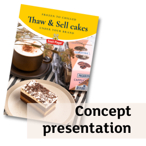 Thaw and Sell cakes leaflet