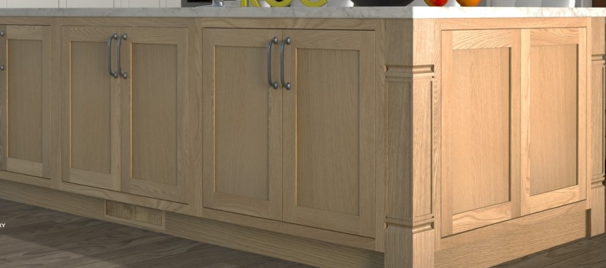 Shaker Hazelnut Oak-Inset