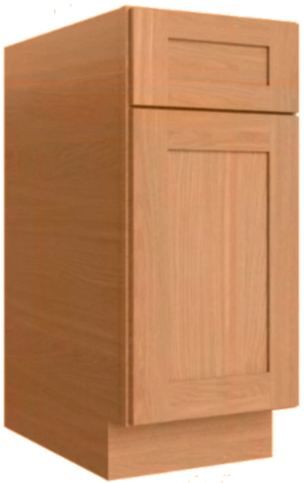 Stained Shaker Cabinets