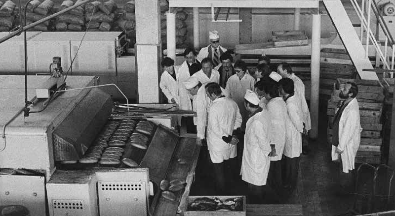 1982 Interior view of the Paide Consumers’ Cooperative Bread Factory