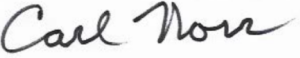 Carl Norr signature