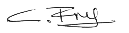 Chris Fry signature