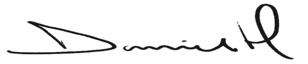 Daniel Hobday signature