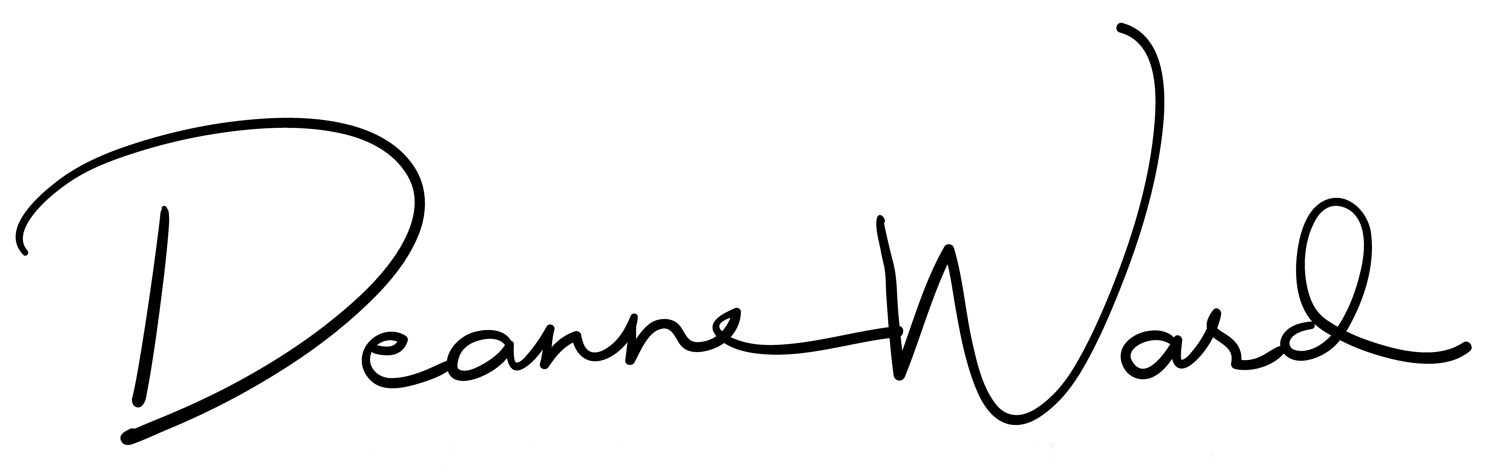 Deanne Ward signature