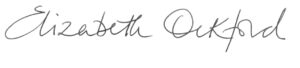 Elizabeth Ockford signature