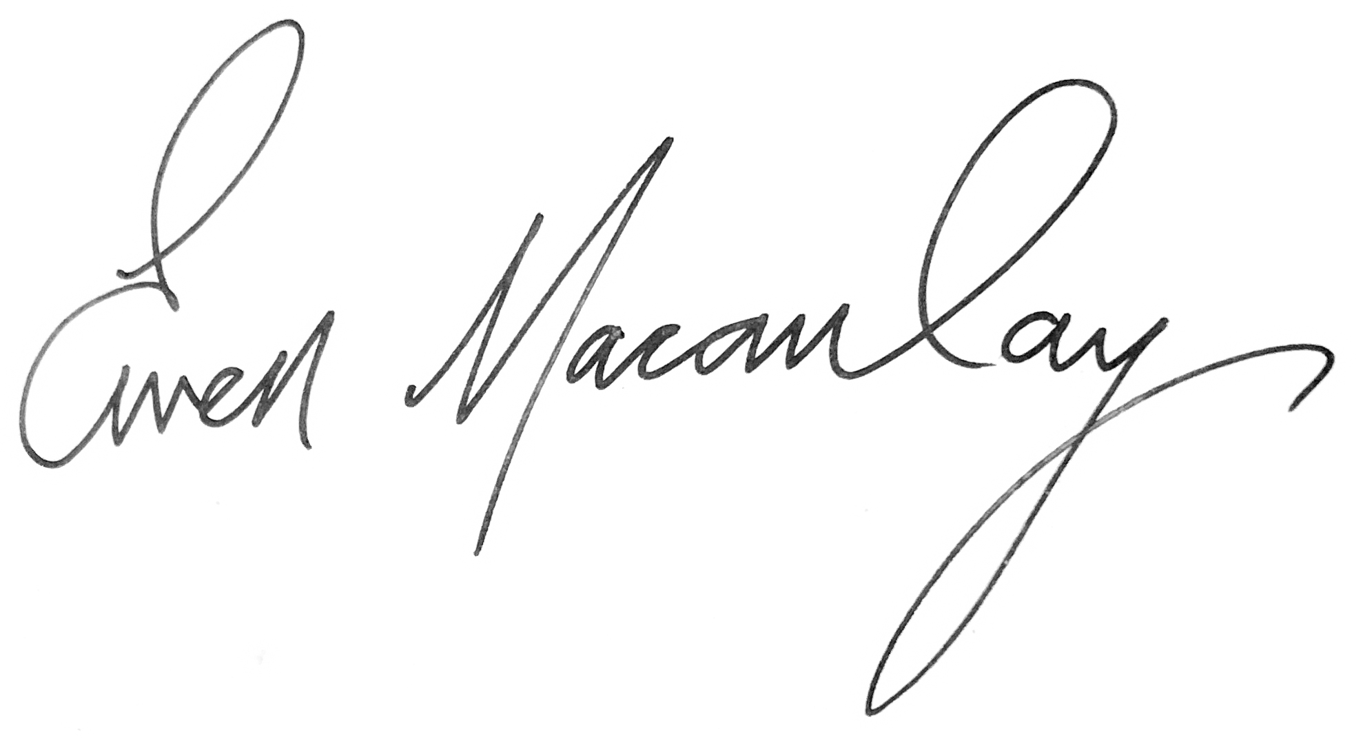 Ewen Macaulay signature