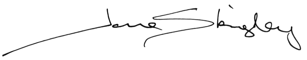 Jane Skingley signature