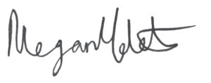 Megan Yelets signature