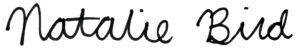 Natalie Bird signature