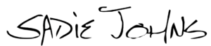 Sadie Johns signature