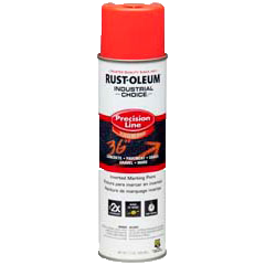 RUSTOLEUM FLOURESCENT RED-ORANGE WATER BASED
