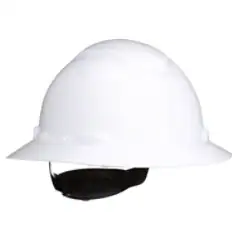 3M SecureFit Full Brim White Hard Hat Ratchet 20ea/case