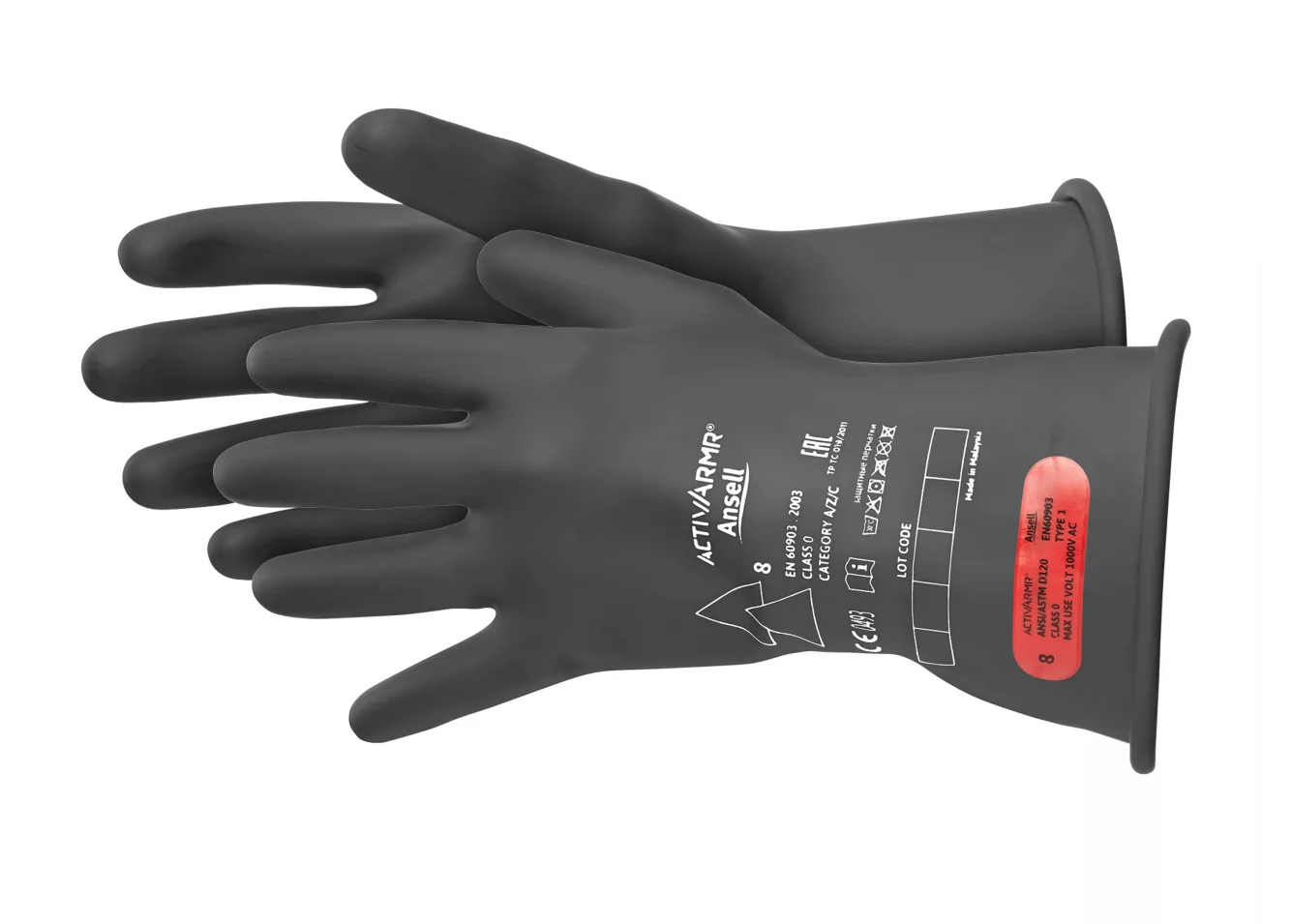 ELECTRIC GLOVE 11''  MED SIZE 8 CLASS 0 TY-1 1000V ITEM 173
