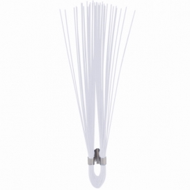 6" WHISKERS WHITE 500/BOX