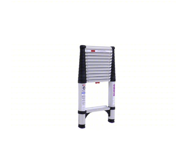 SmartClose 14' Type IA Telescopic Aluminum Step Ladder, 10 Step, 300 lb. Capacity