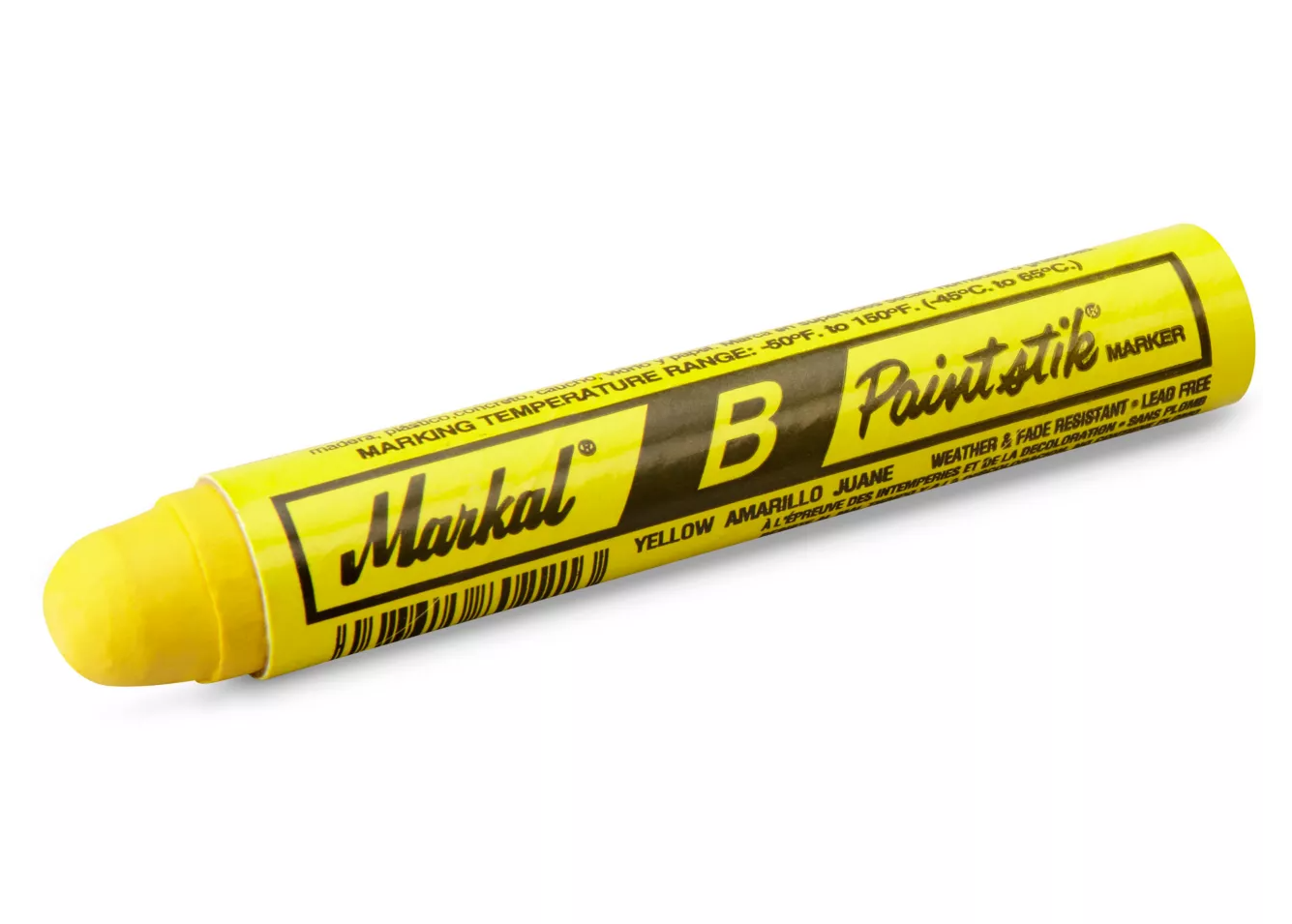 MARKING CRAYON/PAINT STICK YELLOW 12/BOX