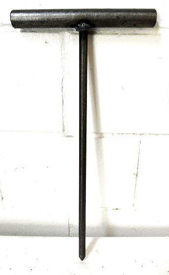 STEEL GROUND STAKE 12"