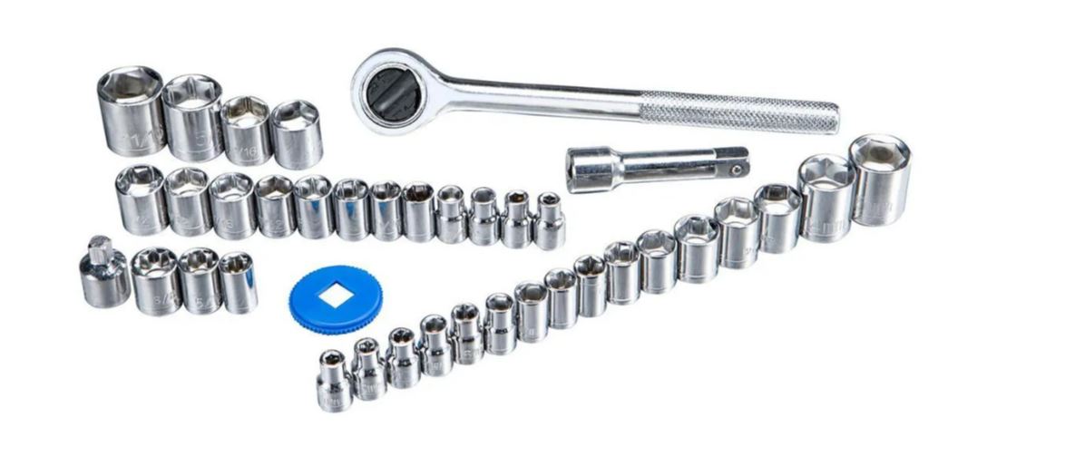 SOCKET SET 40PCS SAE/METRIC