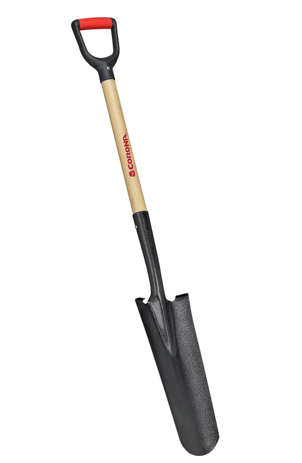 SHARP SHOOTER SHOVEL 30" WOOD HANDLE  14"BLADE