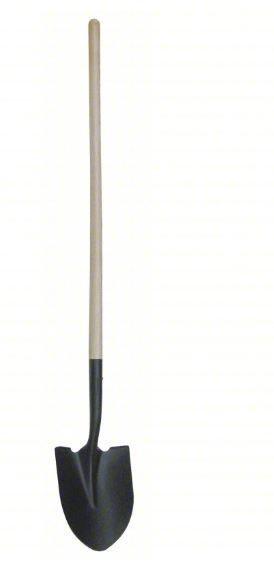 ROUND POINT SHOVEL 46" WOODEN HANDLE