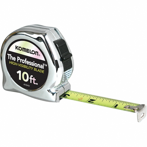 KOMELON 10FT CHROME MEASURING TAPE
