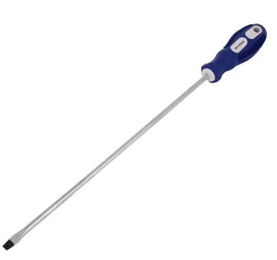 SCREWDRIVER FLAT BLADE 12" 3/8" X 16" LENGTH  6/BOX