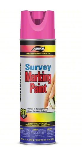 AER249 FLOURESCENT PINK CONSTRUCTION MARKING PAINT 15OZ