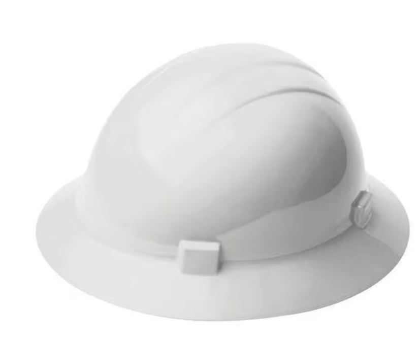 HARD HAT FULL BRIM WHITE