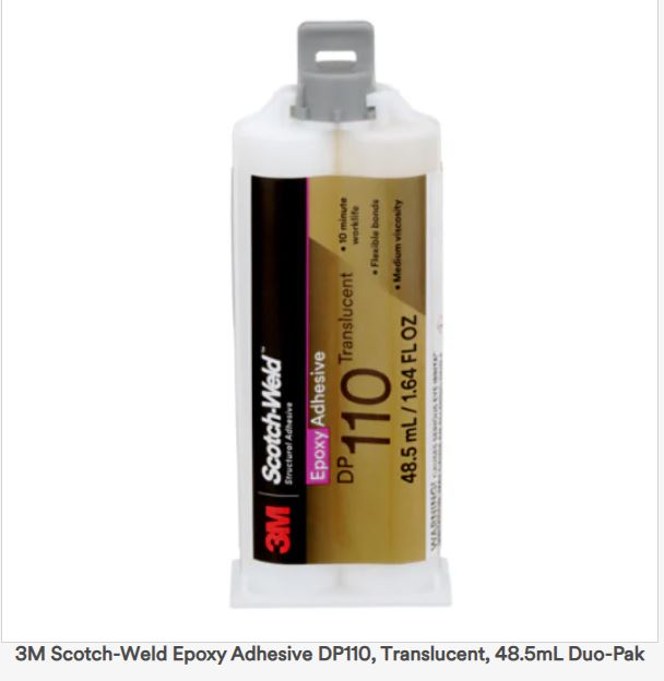 DP110 CLEAR EPOXY 48.5ML 12/CS 08993