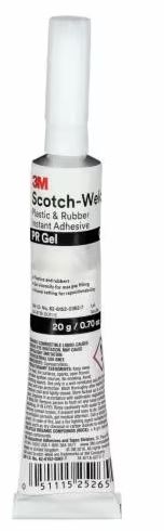 3M PR GEL CA ADHESIVE 20G TUBE 10/CS (06809)