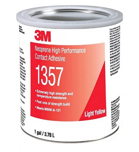 1357 ADHESIVE YELLOW 1 GALLON 4/CS 22586
