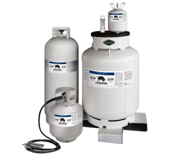 ES99 AEROSOL INFUSION ADHESIVE 140 LB CYL BLUE UN3501 320819