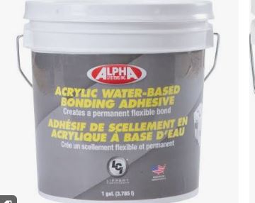 EXP508 1 GALLON WATER BASED ADHESIVE  4 GALLONS/CASE MD-101M