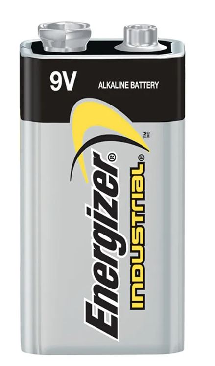 ENERGIZER  ALKALINE 9-VOLT 72/CS, 12-SLEEVE 73000706