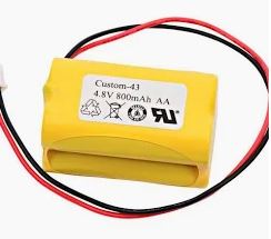 4.8V 800mAh NICD