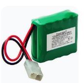 12V 900mAh NIMH 2/3AAA RD/BLK LEADS WHITE PLUG