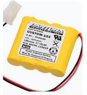 4.8V 800mAh NICD RED PLUG SELF POWER LIGHTING