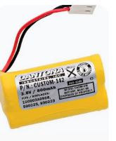 3.6V 800mAh NICD RD/BLK LEADS WH/PLUG